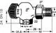 Thermostat-Ventilunterteil in Axialform mit einem Anschluss für die Rohrleitung. Hersteller: IMI Hydronic Engineering, deutliche Maße und technische Details sind angezeigt.